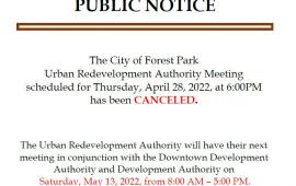 April 21 Public Notice
