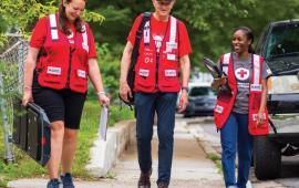 American Red Cross volunteers
