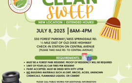 Clean Sweep Event Flyer