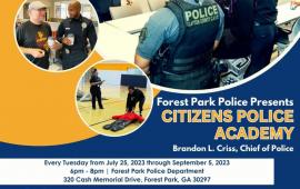 Citizens Police Academy Flyer
