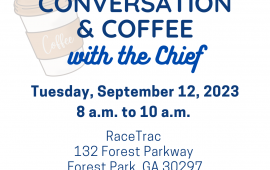 Conversation & Coffee Conversation With The Chief Flyer