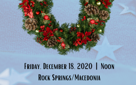 Wreaths across Forest Park 