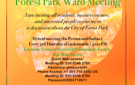 Ward Meeting October 2021