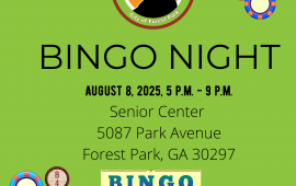 Senior Panthers In Action Bingo Night