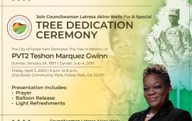Tree Dedication at Second Street Park (WARD 4)