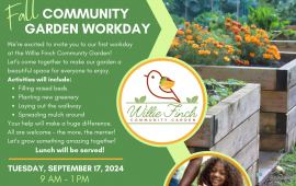 Fall Community Garden Workday