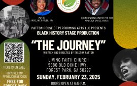 The Journey Black History Stage Production Flyer