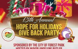 HOPE FOR THE HOLIDAYS 13TH ANNUAL GIVE BACK PARTY