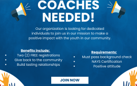 Volunteer Coaches Needed