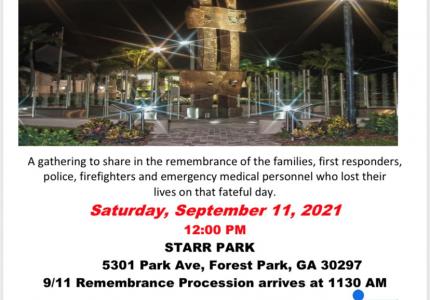 City of Forest Park and Forest Park Ministers Association 9/11 Remembrance Ceremony