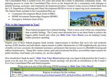 Clayton County 5-Year Plan