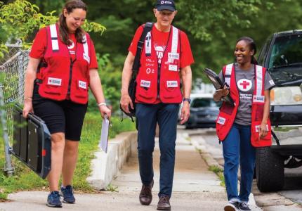 American Red Cross volunteers