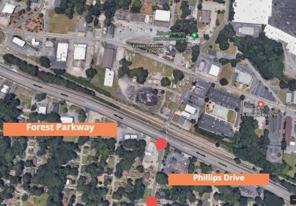 Road Closure Map