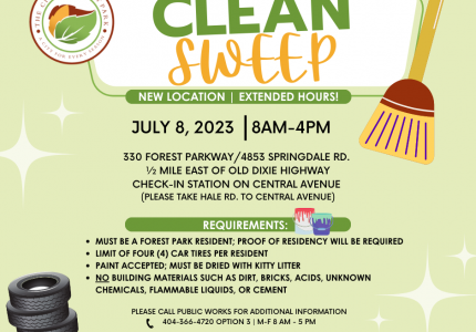 Clean Sweep Event Flyer