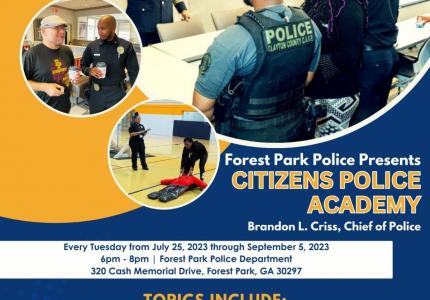 Citizens Police Academy Flyer