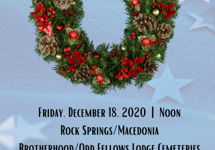 Wreaths across Forest Park 