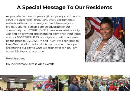 Councilwoman Latresa Akins-Wells - Ward 4