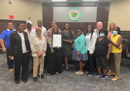 Judy Taylor Proclamation Ceremony