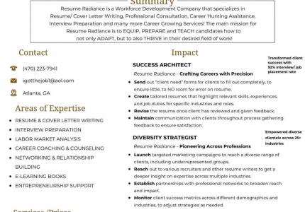 Resume Radiance