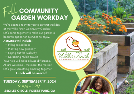 Fall Community Garden Workday