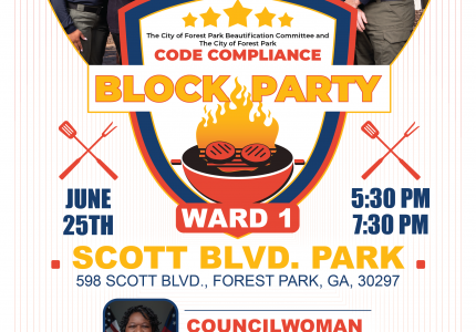 Code Enforcement Block Party Flyer 2025 Ward 1 Update 3