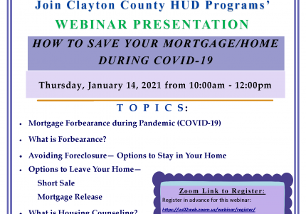 How To Save Your Mortgage/Home During COVID-19 Webinar
