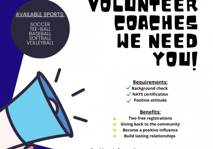Volunteer Coaches Needed!