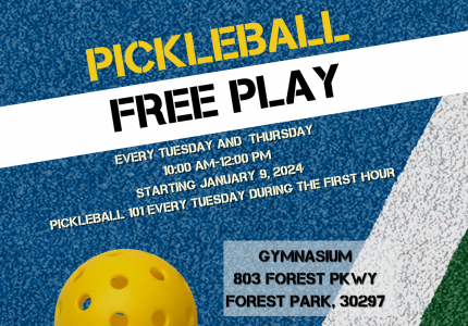 Pickleball Free Play 2024