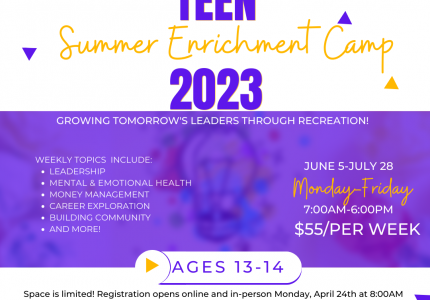 Teen Summer Enrichment Camp