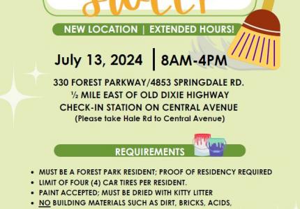 July Clean Sweep