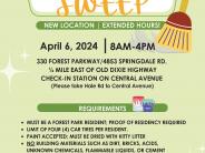 APRIL 6, 2024 CLEAN SWEEP EVENT