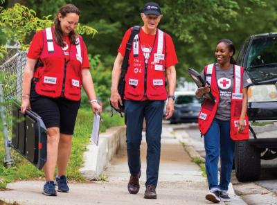 American Red Cross volunteers