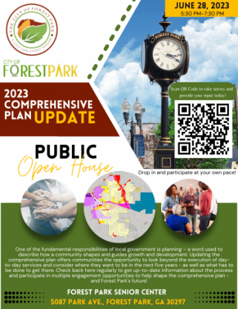Comprehensive Plan Update Open House Flyer