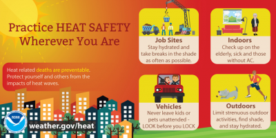 Heat safety tips