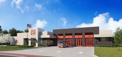 Forest Park New Fire Station Rendering