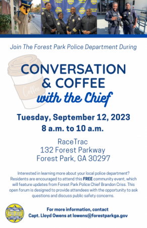 Conversation & Coffee Conversation With The Chief Flyer