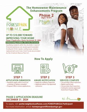 H.O.M.E. Program Flyer