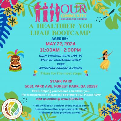 Luau Bootcamp Flyer