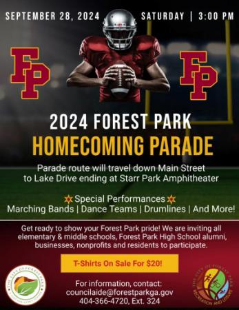 2024 Homecoming Parade Flyer
