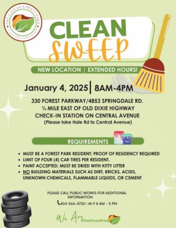 Clean Sweep Event Flyer 