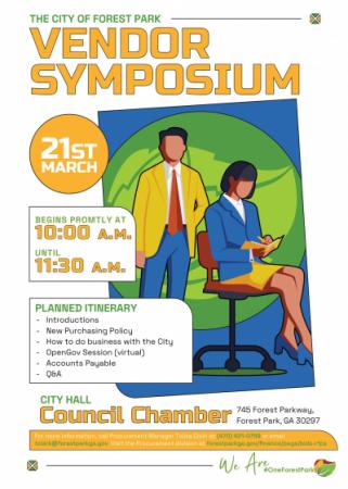 Vendor Symposium Flyer