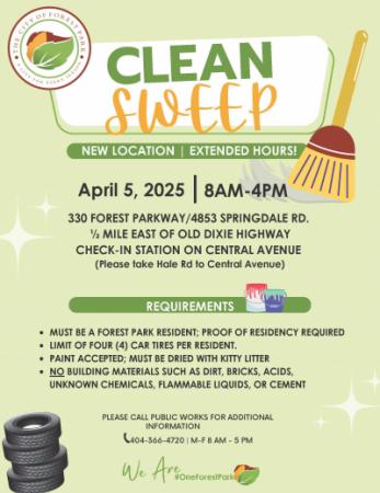 Clean Sweep Flyer {April}