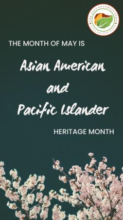 Asian American and Pacific Islander Heritage Month Graphic