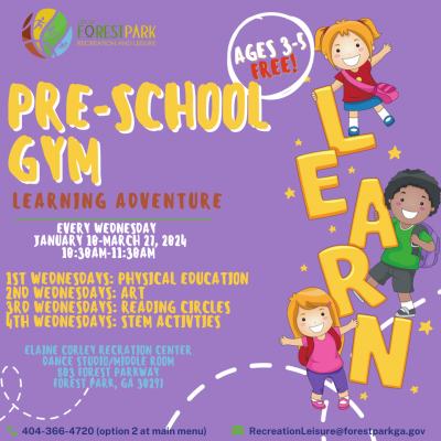 Pre-School Gym Winter 2024