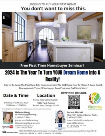 First Time Home Buyer's Seminar