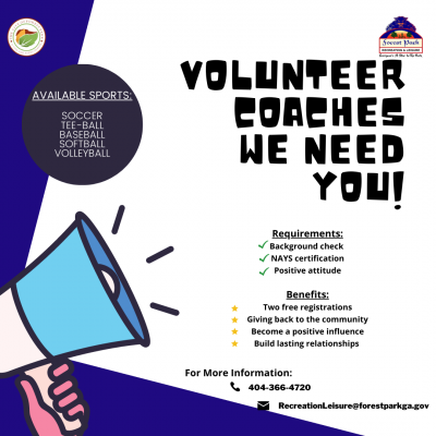Volunteer Coaches Needed!