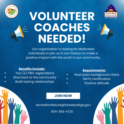 Volunteer Coaches Needed