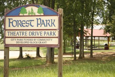 Theater Drive Park Sign