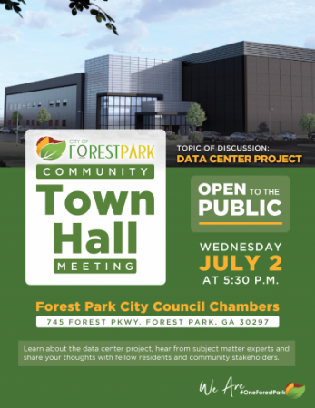 Community Town Hall Meeting Flyer
