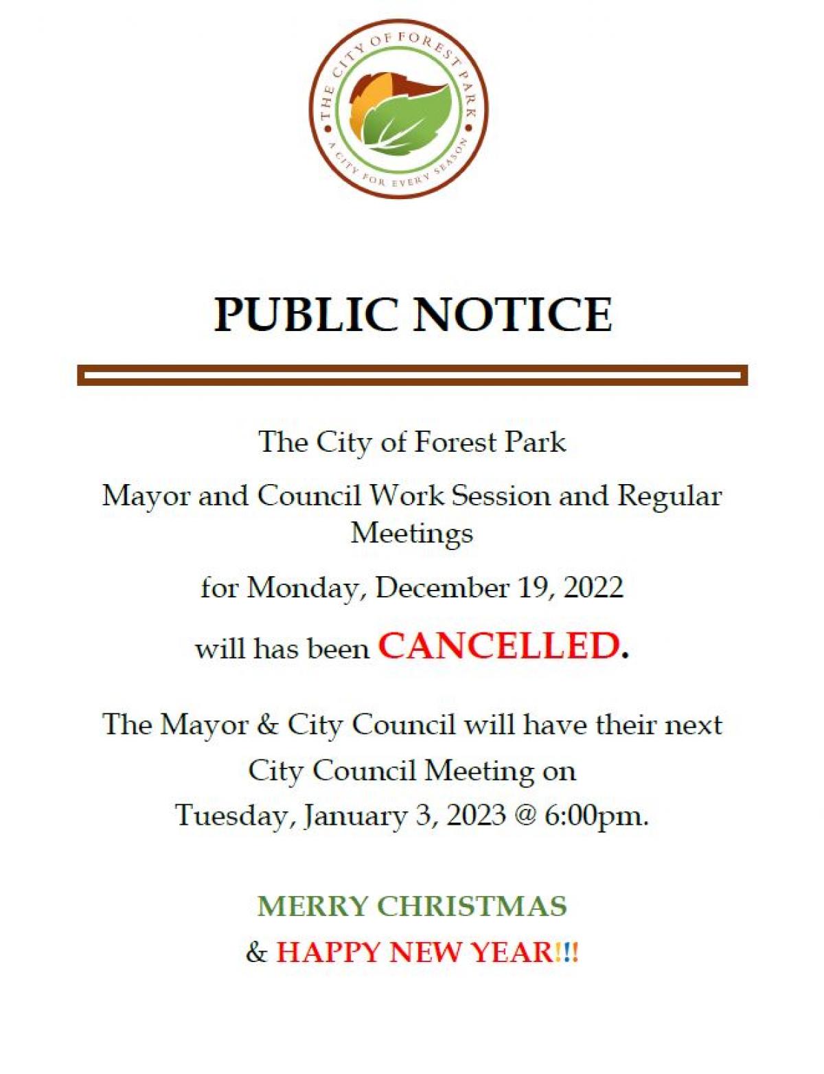 Public Notice Signage